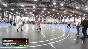 210 lbs Rd# 6- 9:00am Saturday Final Pool - Rhodes Molenda, Minion Black vs Theron Davis, Oklahoma Elite