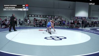 110 kg Cons. Sub-semis - Eaghan Fleshman, Big Game Wrestling Club vs Kade Splinter, Team Nazar Training Center