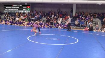 105 lbs 5th Place Match - Ella Warburton, Minden vs Yasmine Gonzalez, Grand Island
