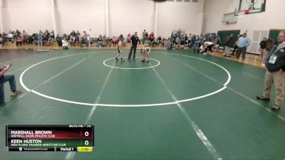 70 lbs Quarterfinal - Marshall Brown, Greybull Basin Athletic Club vs Keen Huston, High Plains Thunder Wrestling Club