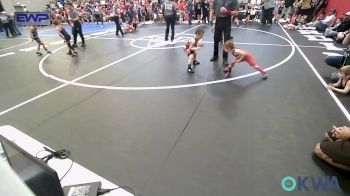 45 lbs Consi Of 4 - Charley Ray Wells, Claremore Wrestling Club vs Logan Burris, Skiatook Youth Wrestling