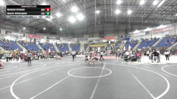 144 lbs Consi Of 8 #1 - Mason Ryman, Rapid City Stevens Raiders vs Isaac Woolman, Legacy Boltz WC