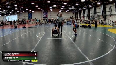 130 lbs Rd# 4- 2:00pm Friday Final Pool - Adam Vasquez, Rough House vs Jayden Denson, Iowa Black