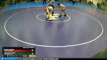 215 lbs 3rd Place Match - Alex Kurth, Whitmore Lake vs Tristan Clay, Whitmore Lake