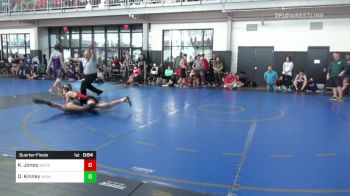 115 lbs Quarterfinal - Kaleb Jones, Social Circle USA Takedown vs Devin Kinney, Walnut Grove Wrestling Club