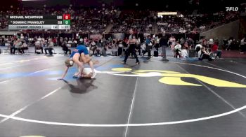 6A 144 lbs Champ. Round 1 - Michael Mcarthur, Canyon Ridge vs Dominic Prangley, Coeur D Alene
