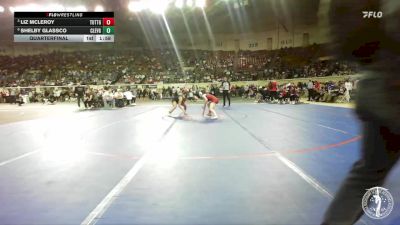 G5A-125 lbs Quarterfinal - Liz Mcleroy, Tuttle-Girls vs Shelby Glassco, Cleveland-Girls