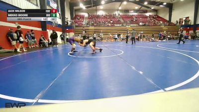 170 lbs 3rd Place - Jack Wilson, Fort Gibson vs Mekko Moore, Bristow