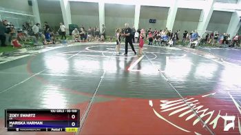 93-100 lbs Round 2 - Zoey Swartz, CA vs Mariska Harman, MT