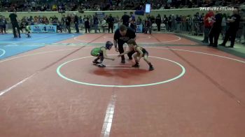 43 lbs Semifinal - Lawson Mortimer, Harrah Little League Wrestling vs Keb Deppen, Moore Lions