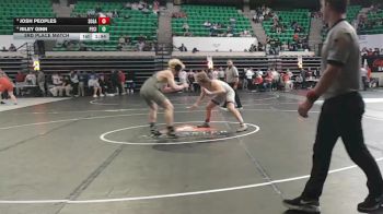 6A 190 lbs 3rd Place Match - Josh Peoples, Southside Gadsden vs Riley Ginn, Pell City