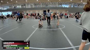 56 lbs Round 4 (6 Team) - Maverick Erskrine, Triangle WA vs Logan Kohler, Rough House