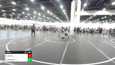 157 lbs Round Of 16 - Gage Clark, Gallardo vs Bryce Rowland, Mat Demon WC