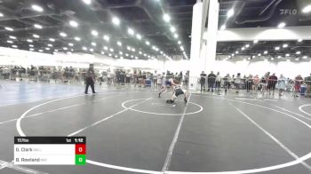 157 lbs Round Of 16 - Gage Clark, Gallardo vs Bryce Rowland, Mat Demon WC