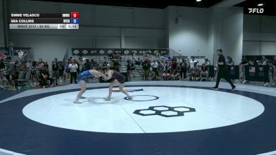 62 kg Cons. Sub-rd Of 16 - Emme Velasco, Devils Women's Wrestling Club At Arizona State University vs Mia Collins, New York City RTC