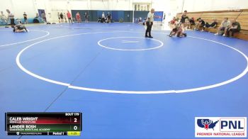 121 A Round 3 - Lander Bosh, Sanderson Wrestling Academy vs Caleb Wright, Ironclad Wrestling