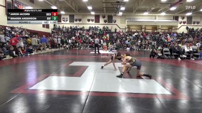 120 lbs Round 2 - Jaron Jacobs, Greene County vs Braden Anderson, Hinton