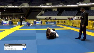 MENNA SAMAHA vs KAYCIE NIKOLE HALL 2021 World Jiu-Jitsu IBJJF Championship