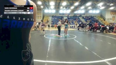135 lbs Finals (2 Team) - Maia Ioselli, Wellington WC vs Finn Arthur, Black Hive