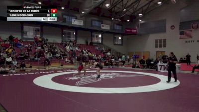 160 lbs Quarterfinal - Lene McCrackin, Simon Fraser University vs Jennifer De La Torre, William Jewell College