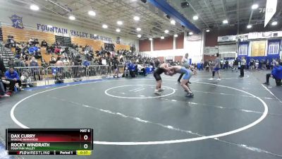 175 lbs Cons. Round 5 - Rocky Windrath, Fountain Valley vs Dax Curry, Rancho Bernardo