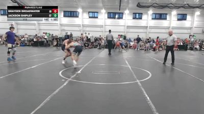 113 lbs Round 3 (6 Team) - Jackson Shipley, Garnett Trained vs Brayden Broadwater, All American