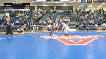 197 lbs Quarterfinal - Jt Davis, Lehigh vs Zyan Hall, Navy