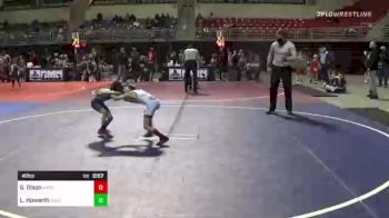 46 lbs Quarterfinal - Grayson Olson, Metro vs Liam Howarth, Colorado Regulators