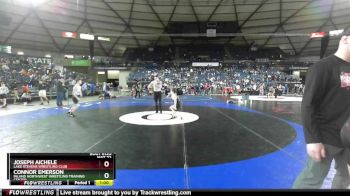 100 lbs Cons. Round 2 - Joseph Aichele, Lake Stevens Wrestling Club vs Connor Emerson, Inland Northwest Wrestling Training Center