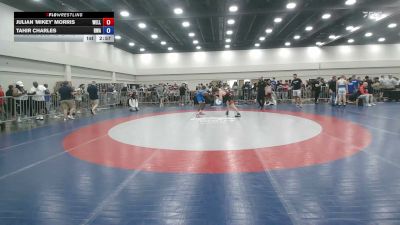 138 lbs Cons. Sub-rd Of 16 - Julian 'Mikey' Morris, Wellington vs Tahir Charles, Roundtree Wrestling Academy