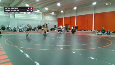 124 lbs Quarterfinal - Sienna Van Balen, West Liberty vs Sophia Renteria, Adrian