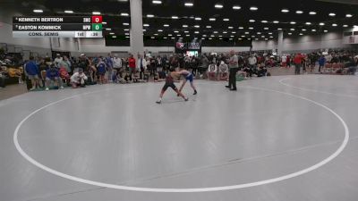 93 lbs Cons. Semis - Easton Kommick, Michigan Premier WC vs Kenneth Bertron, Spartan Mat Club