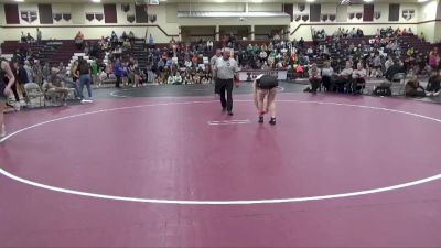 JV-15 lbs 5th Place Match - Belle Williams, Solon vs Abby Beier, Osage