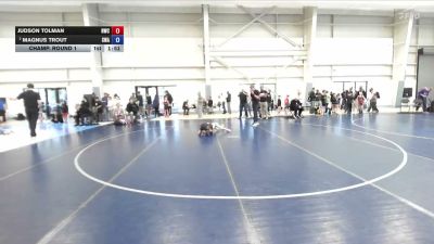 63 lbs Champ. Round 1 - Judson Tolman, Northside Wrestling Club vs Magnus Trout, Sanderson Wrestling Academy