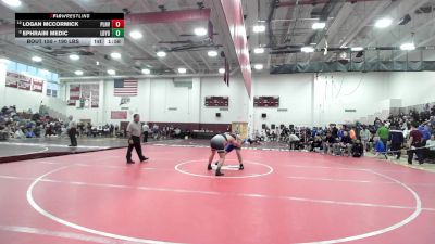 190 lbs Round Of 16 - Logan McCormick, Plainville vs Ephraim Medic, Ledyard