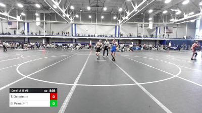 141 lbs Consi Of 16 #2 - Trason Oehme, Air Force Academy vs Briar Priest, Pittsburgh