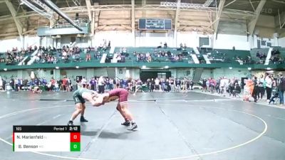 165 lbs Cons. Semi - Brady Benson, Michigan State vs Nick Marienfeld, Central Michigan