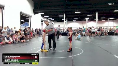 48 lbs Round 2 (6 Team) - Rhett Jenkins, Buffalo Valley WC vs Kade Jefferson, Full Circle Red