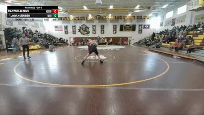 190 lbs Cons. Semi - Logan Jensen, Wind River vs Easton Albins, Kemmerer