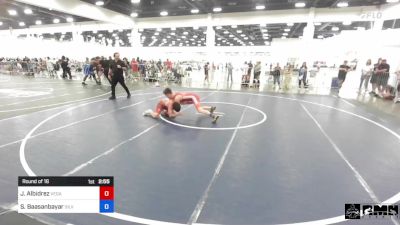 138 lbs Round Of 16 - Jonah Albidrez, Vegas Sport WC vs Soderdene Baasanbayar, Silverback WC
