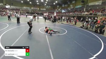 95 lbs Rr Rnd 2 - Micah Horowitz, Wrecking Crew vs Maddox Lechman, Bear Cave WC