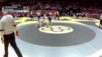 D3-144 lbs Cons. Round 1 - Nick Malek, Rootstown vs Peyton Schafer, Elmwood