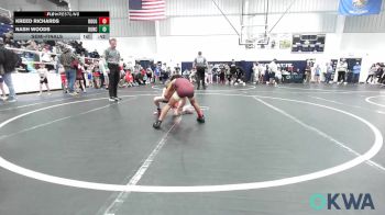 52 lbs Semifinal - Kreed Richards, Rough Riders vs Nash Woods, Duncan Demon Wrestling