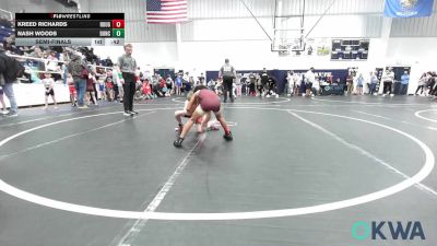 52 lbs Semifinal - Kreed Richards, Rough Riders vs Nash Woods, Duncan Demon Wrestling
