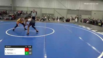 100 lbs Prelims - Raina Gallegos, New Mexico vs Aiyana Perkins, OK Supergirls Blue