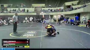152 lbs Semis & 1st Wrestleback (8 Team) - Owen Griesbach, Marshfield vs Elijah Mendoza, Bettendorf
