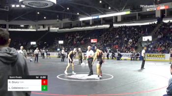 132 lbs Semifinal - Haiden Drury, Toppenish vs Louis Colaiocco, Blair Academy