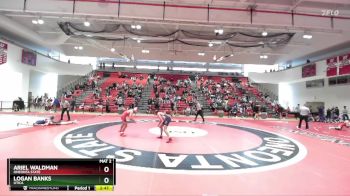 133 lbs Quarterfinal - Logan Banks, Utica vs Ariel Waldman, Oneonta State