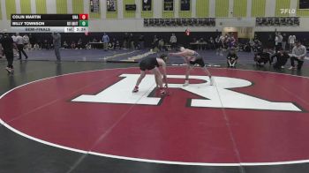 133 lbs Semifinal - Colin Martin, Unattached vs Billy Townson, Rutgers-Unattached