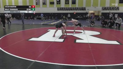 133 lbs Semifinal - Colin Martin, Unattached vs Billy Townson, Rutgers-Unattached